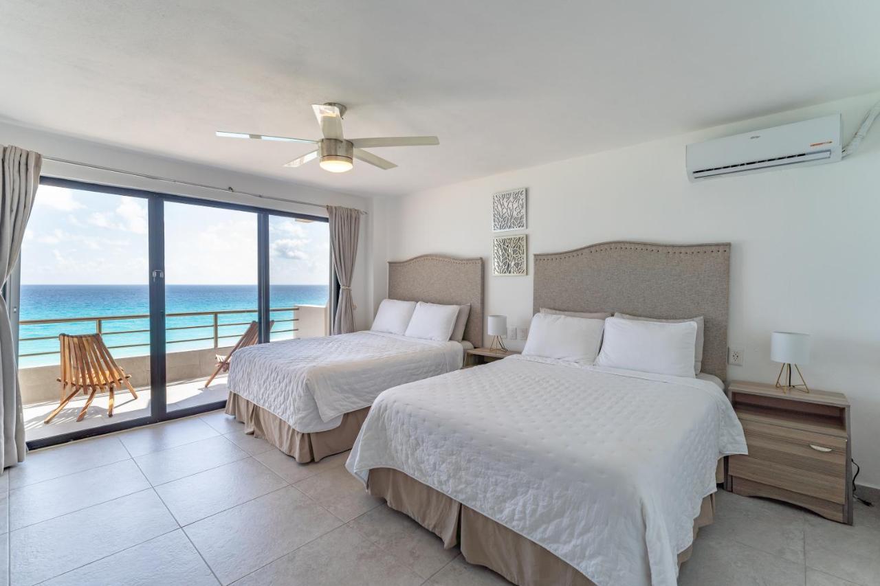Sparkling Ocean View In Apartment Cancún