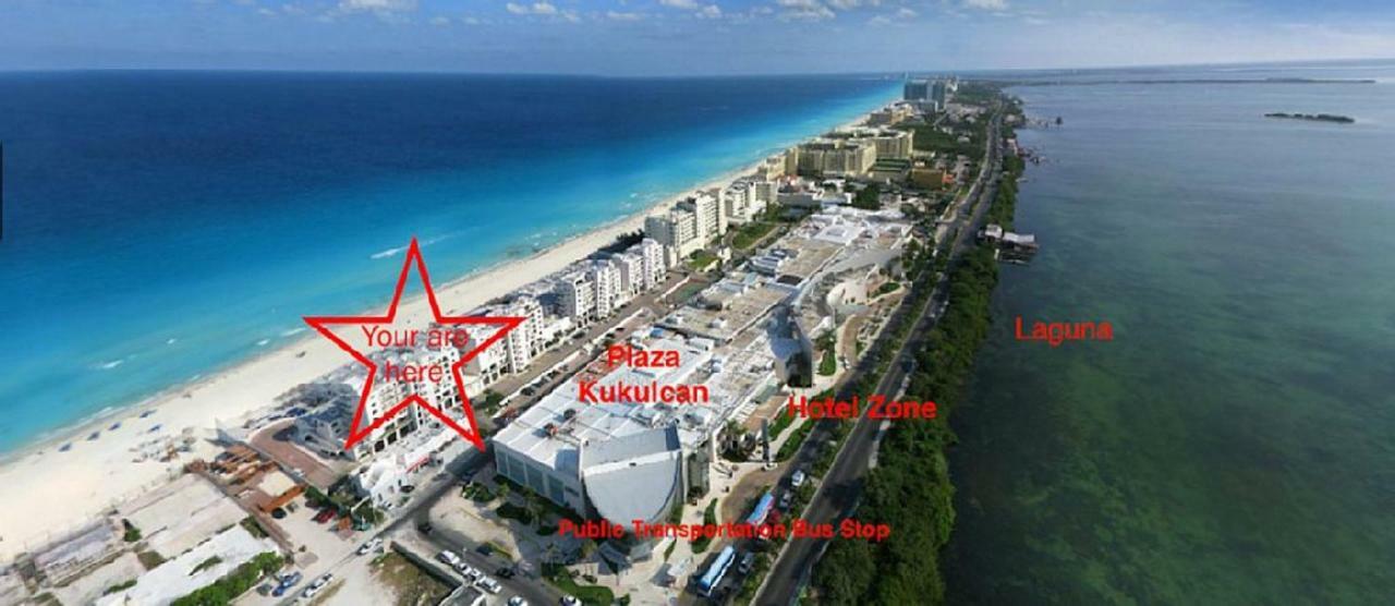 Sparkling Ocean View In Apartment Cancún